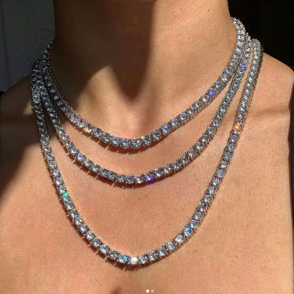 Cadena Tennis Brillante 3mm