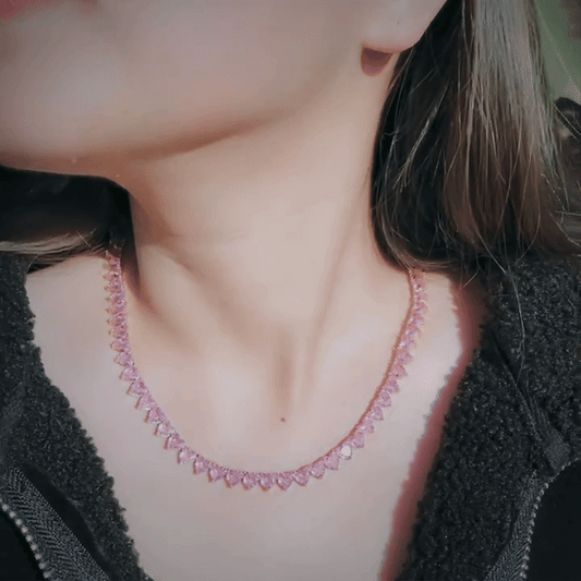 Cadena “Corazones Brillantes”