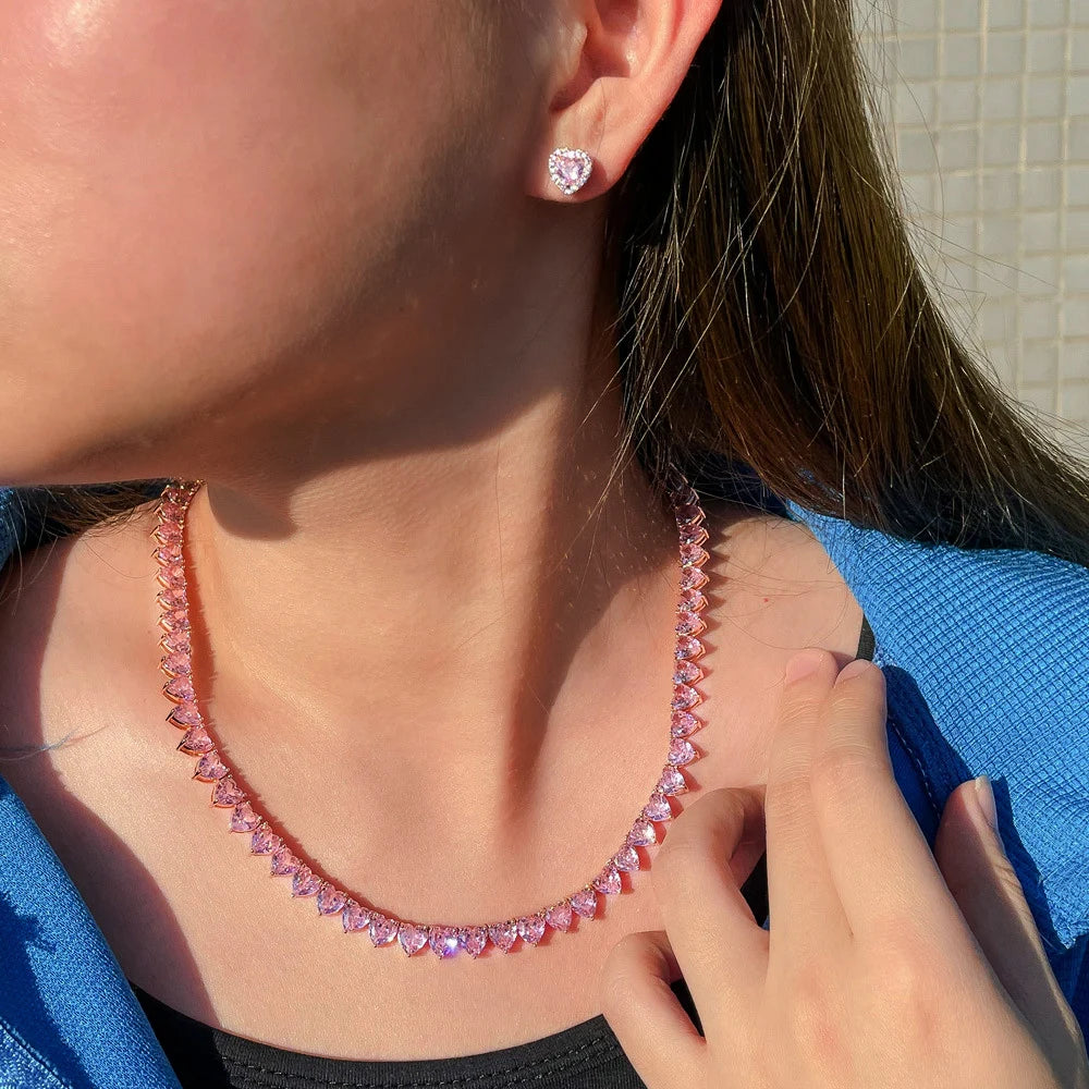 Cadena “Corazones Brillantes”