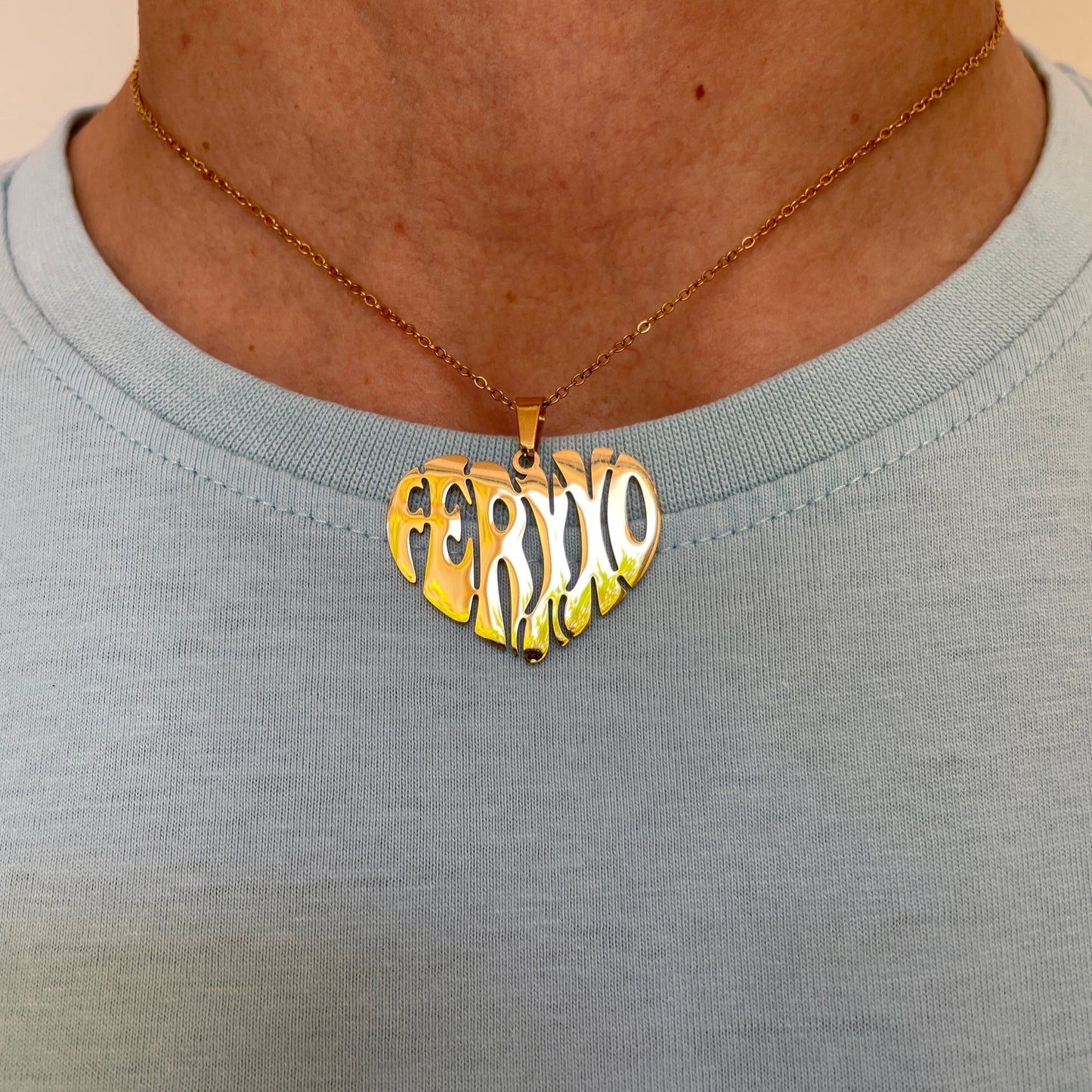Corazón del Ferxxo Dorado